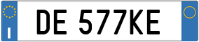 Truck License Plate